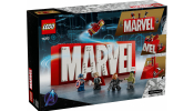 LEGO Super Heroes 76313 MARVEL logó és minifigurák