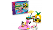 LEGO Friends 42658 Medencés buli flamingóval és egyszarvúval
