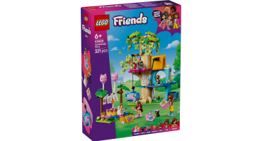 LEGO Friends 42666 Születésnapi cicazsúr és lombház cicáknak