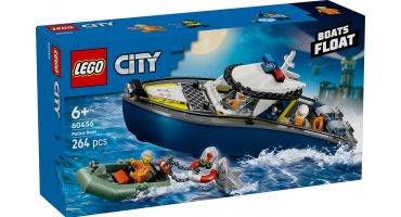 LEGO City 60456 Üldözés rendőrségi csónakkal
