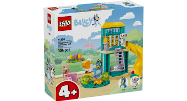 LEGO 11201 Bluey és Kloé vidám kalandjai a játszótéren