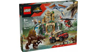 LEGO Jurassic World 76976 Spinosaurus és Quetzalcoatlus, légi küldetés