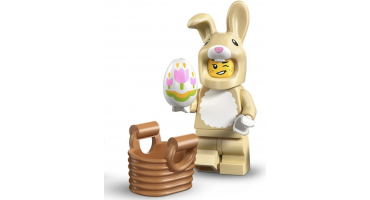 LEGO Minifigurák 7105110 Aranyos nyuszi jelmez (28-as sorozat)