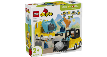 LEGO DUPLO 10475 3 az 1-ben építési munkagépek