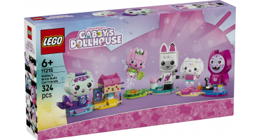 LEGO Gabby babaháza 11215 Gabi kockákból épült cicabarátai