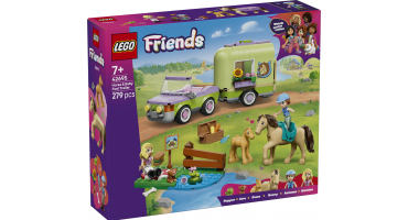 LEGO Friends 42695 Ló- és csikószállító utánfutó