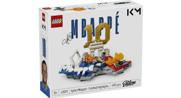 LEGO 43013 Kylian Mbappé – A futball legjobb pillanatai