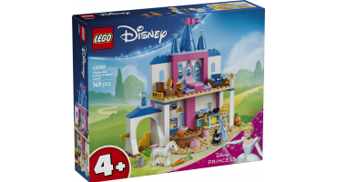 LEGO 43283 Hamupipőke kastélya és állatbarátai