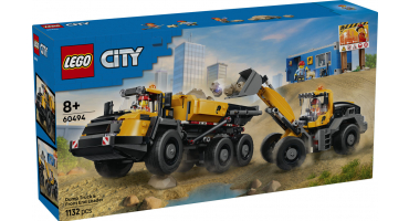 LEGO 60494 Homlokrakodó és billenőplatós teherautó