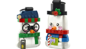 LEGO Karácsonyi termékek 40812 Hóemberes karácsonyi díszek