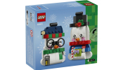 LEGO Karácsonyi termékek 40812 Hóemberes karácsonyi díszek
