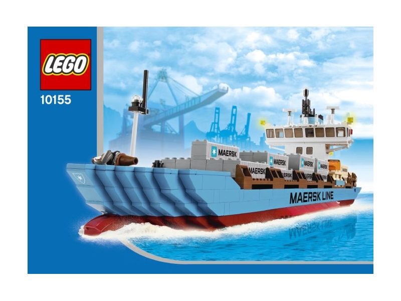 LEGO City 10155 MAERSK Line Container hajó