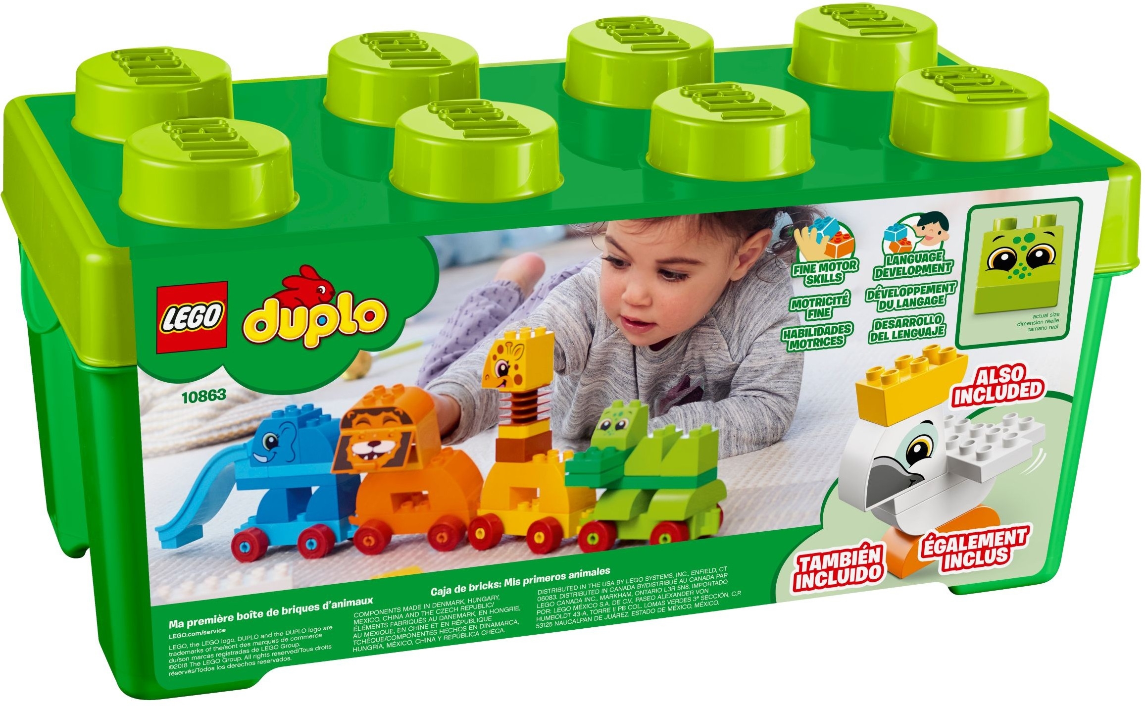 LEGO DUPLO Kezdőkészletek Első állatos dobozom és más LEGO játékok