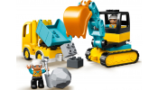 LEGO DUPLO 10931 Teherautó és lánctalpas exkavátor