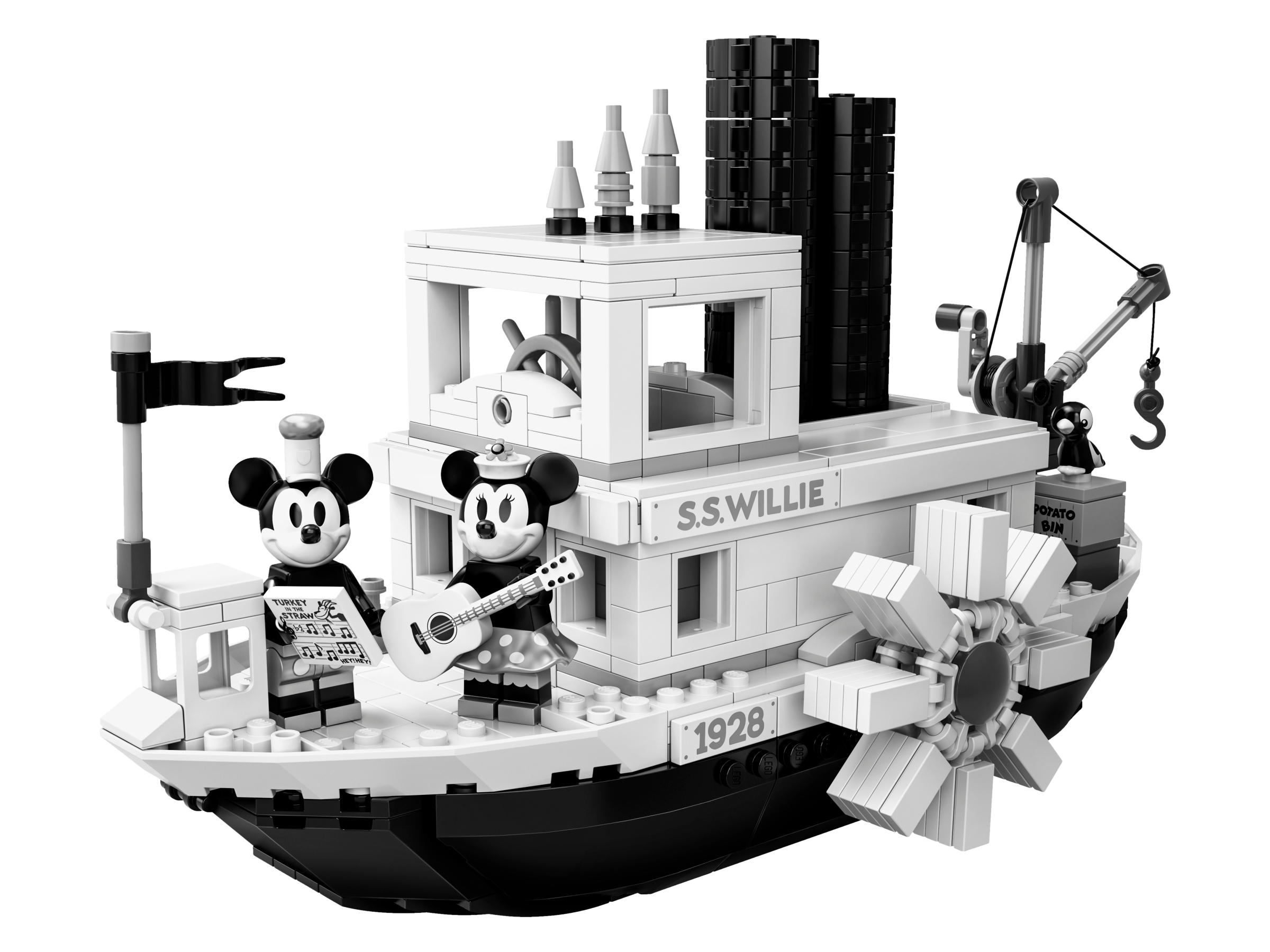 steamboat willie lego 24