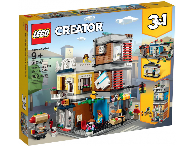 LEGO Creator 31097 Városi kisállat kereskedés és kávézó