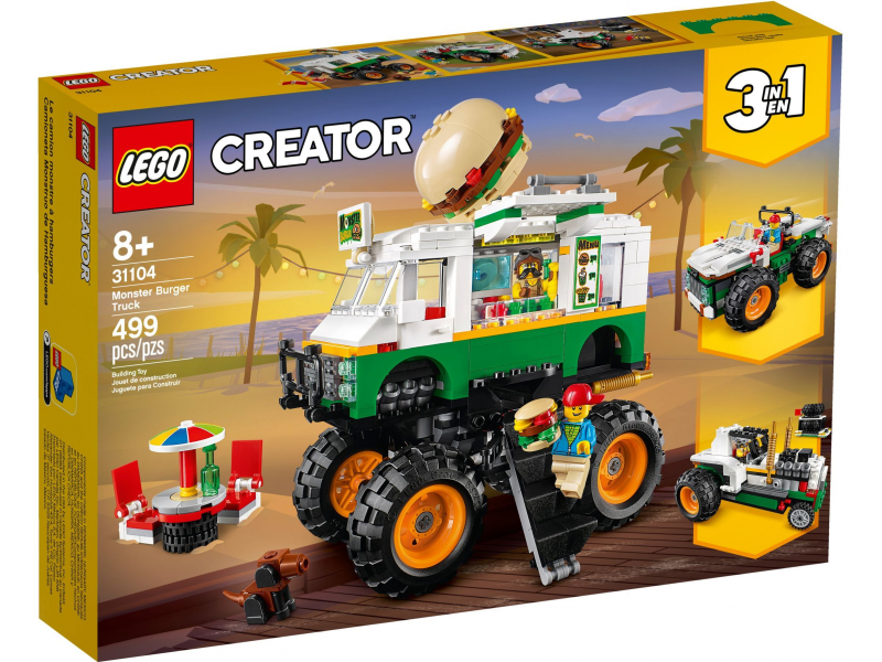 LEGO Creator 31104 Óriás hamburgeres teherautó