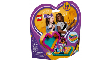 LEGO Friends 41354 Andrea Szív alakú doboza
