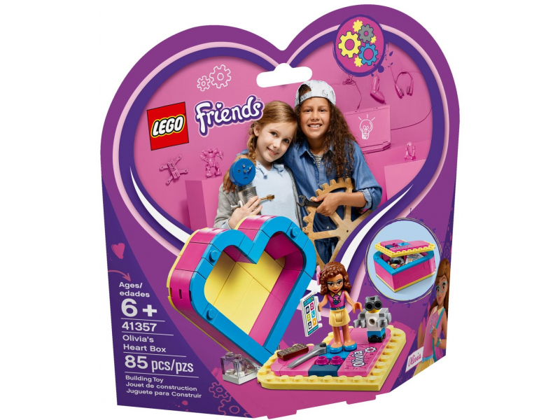 LEGO Friends 41357 Olivia Szív alakú doboza