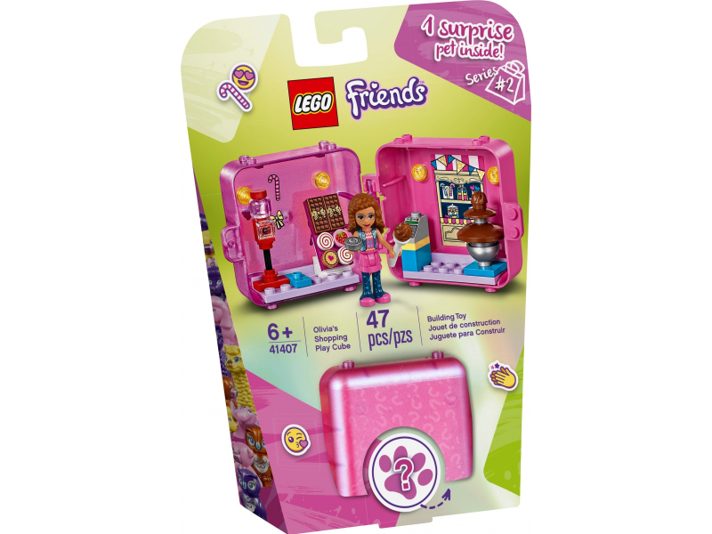 LEGO Friends 41407 Olivia shopping dobozkája