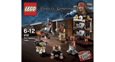 LEGO Karib tenger kalózai 4191 A kapitány fülkéje