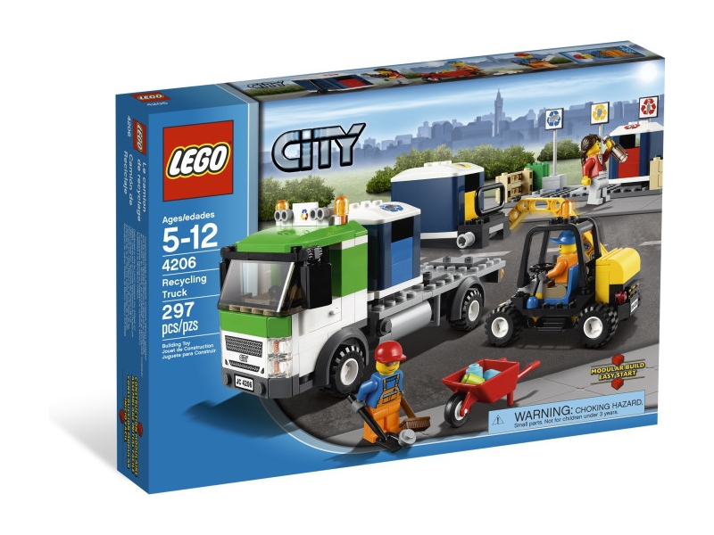 LEGO City 4206 Hulladékgyűjtő autó