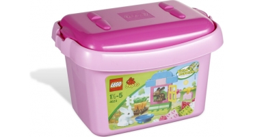 LEGO DUPLO 4623 DUPLO Rózsaszín elemtartó doboz