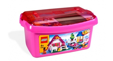 LEGO Classic 5560 Nagy rózsaszín elemtartó (402 db)
