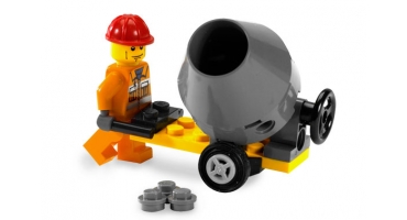 LEGO City 5610 Építőmunkás betonkeverővel