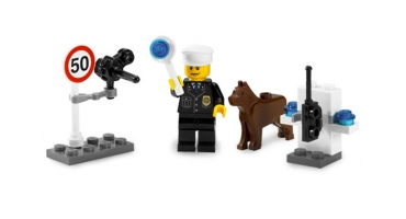 LEGO City 5612 Rendőrtiszt trafipaxszal