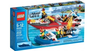 LEGO City 60005 Tűzoltóhajó