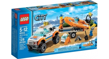LEGO City 60012 4x4 és Könnyűbúvár hajó