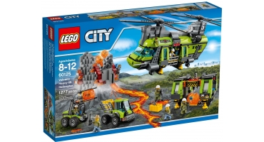 LEGO City 60125 Vulkánkutató teherszállító helikopter