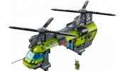 LEGO City 60125 Vulkánkutató teherszállító helikopter

