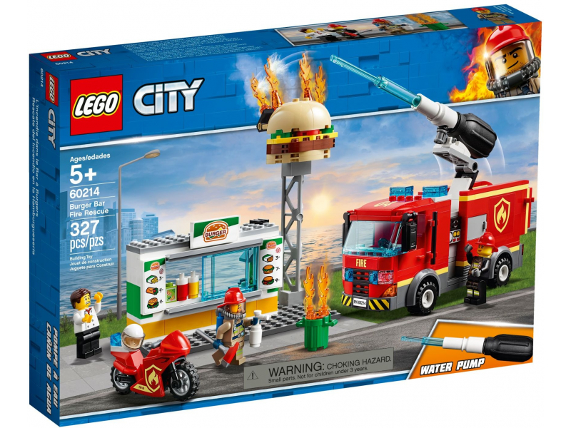 LEGO City 60214 Tűzoltás a hamburgeresnél