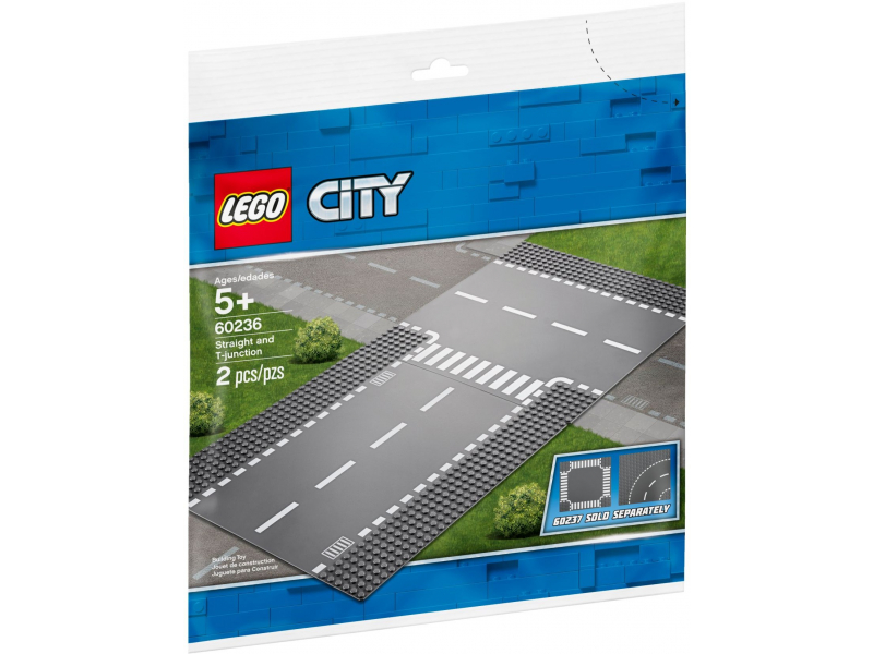 LEGO City 60236 Egyenes útszakasz és T-elágazás
