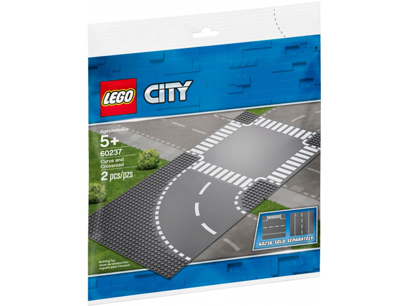 LEGO City 60237 Kanyar és kereszteződés