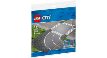 LEGO City 60237 Kanyar és kereszteződés
