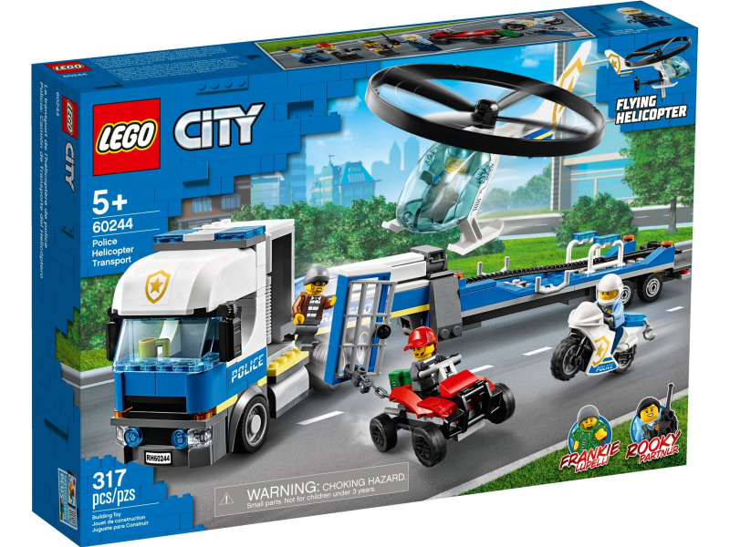 LEGO City 60244 Rendőrségi helikopteres szállítás
