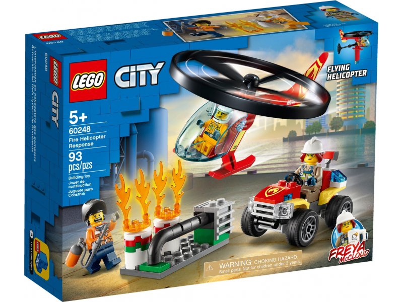 LEGO City 60248 Sürgősségi tűzoltó helikopter