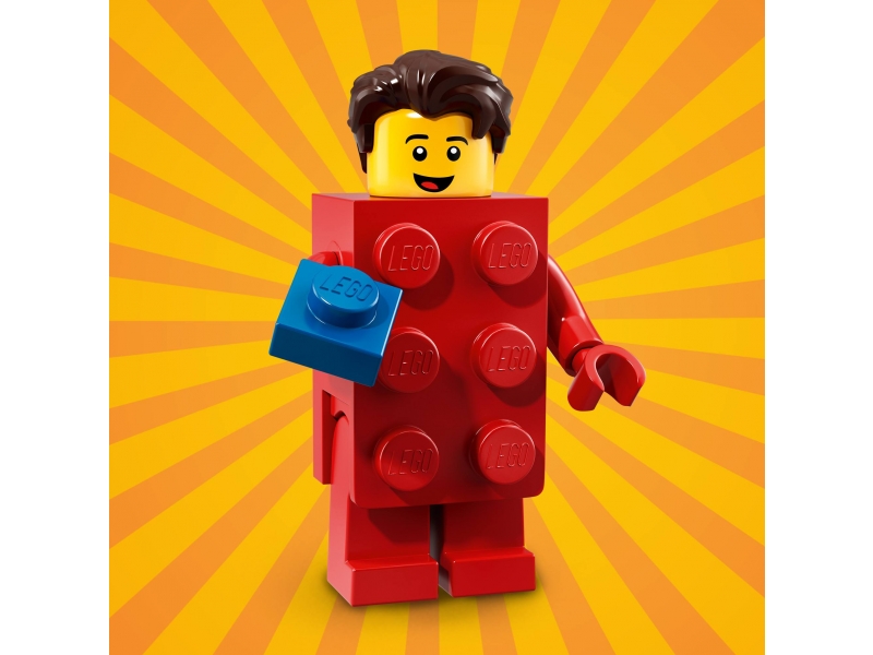 LEGO Minifigurák 7102102 Kocka zakós srác (18-as minifigura sorozat - Buli van!)