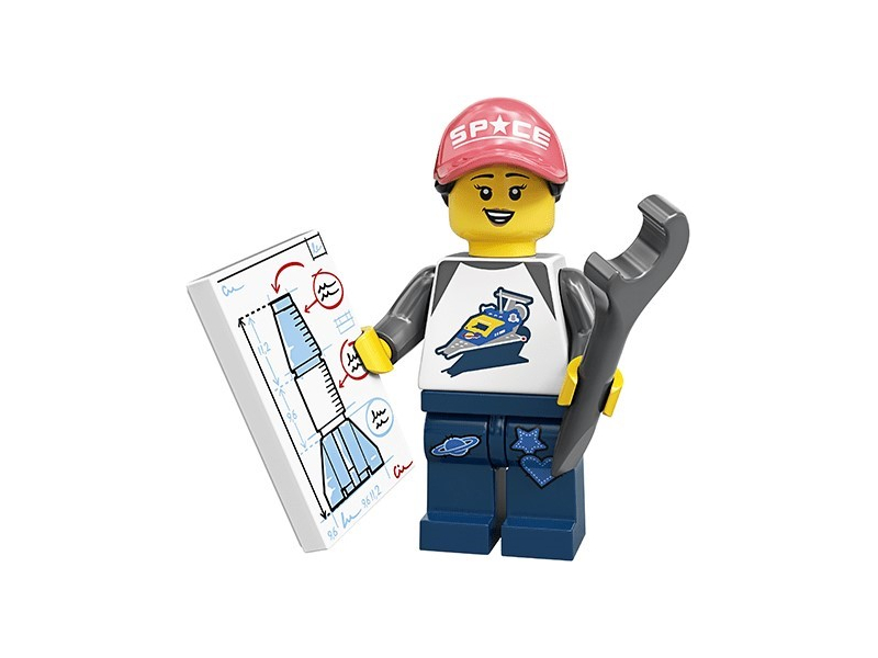 LEGO Minifigurák 7102706 Space Fan (20. minifigura sorozat)