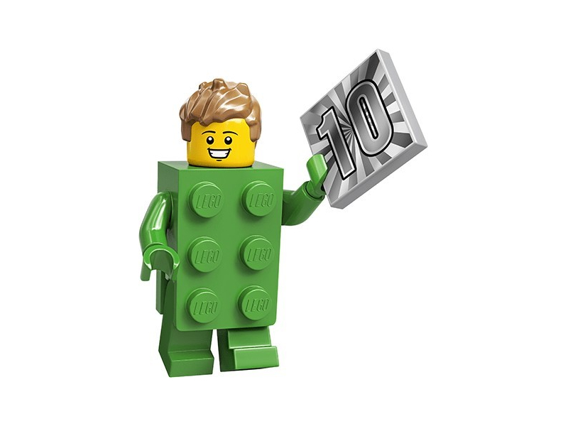 LEGO Minifigurák 7102713 Brick Costume Guy (20. minifigura sorozat)