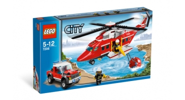 LEGO City 7206 Tűzoltó Helikopter
