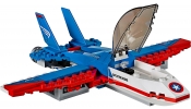 LEGO Super Heroes 76076 Amerika kapitány - Küldetés a sugárhajtású repülővel
