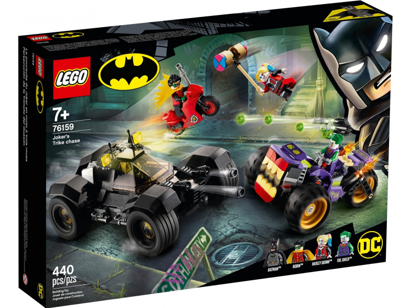 LEGO Super Heroes 76159 Joker üldözése háromkerekűn