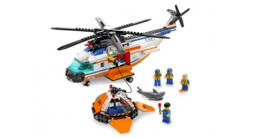 LEGO City 7738 Parti őrség helikopter és mentőtutaj