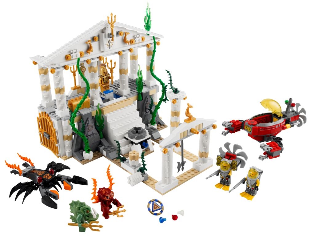 LEGO Atlantis Atlantisz városa és más LEGO Atlantis játékok