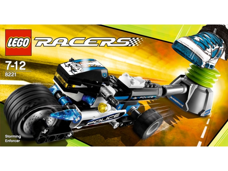 LEGO Racers 8221 Száguldó járőrmotoros