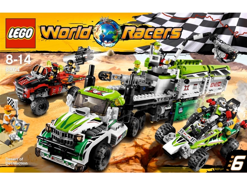 LEGO Racers 8864 A rombolás sivataga